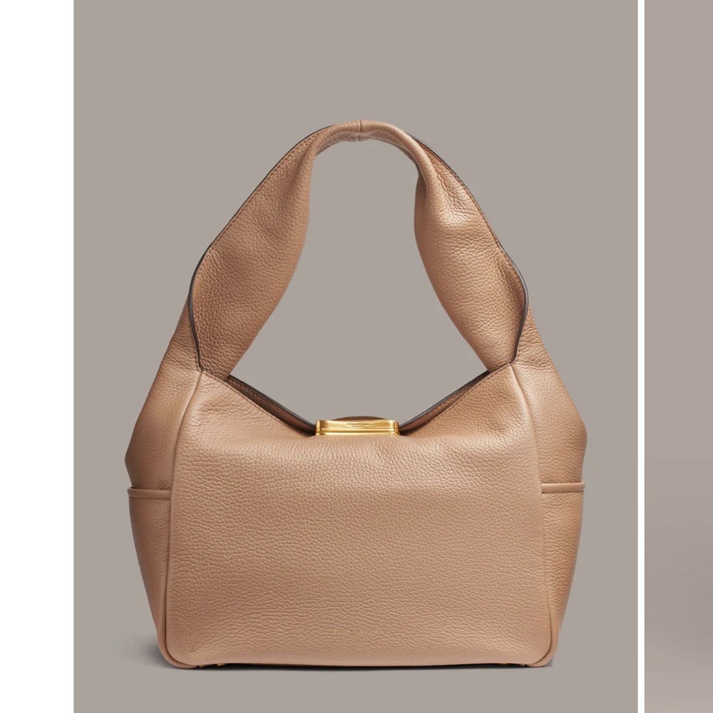 Donna Karan Amagansette Leather Shoulder Bag